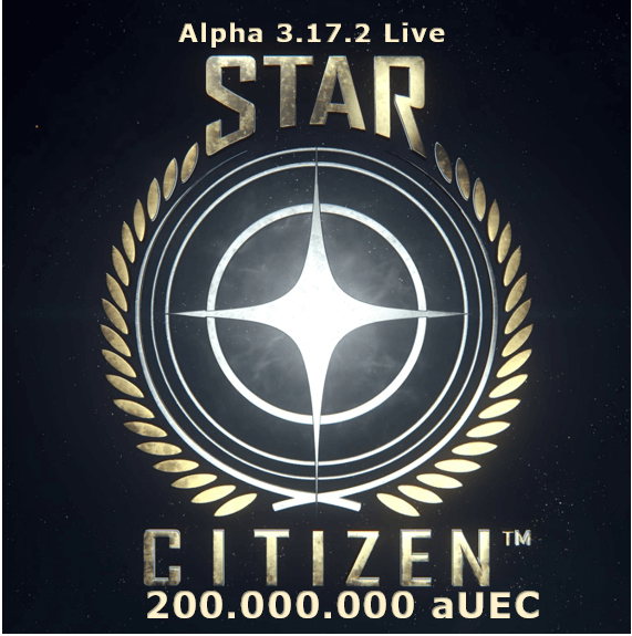 Star Citizen aUEC 200.000.000 – Alpha UEC, 3.17.2 Live