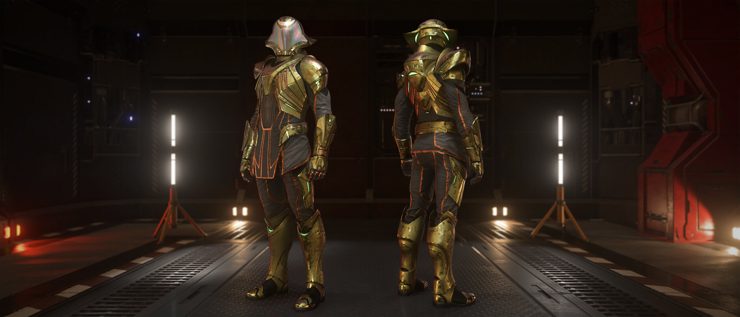 Xanthule Fight Suit And Helmet