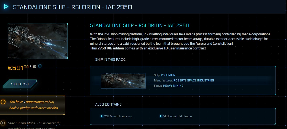 Orion - Standalone Ship