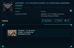 F7C Super Hornet To Anvil Hurricane Upgrade Ccu