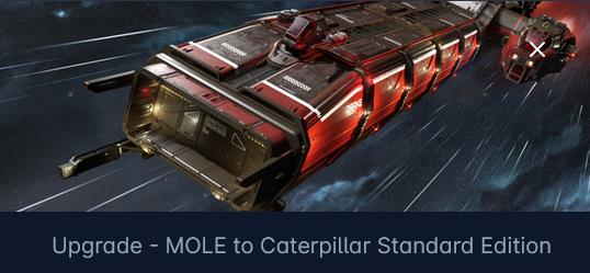 Argo Mole to Drake Caterpillar Upgrade CCU