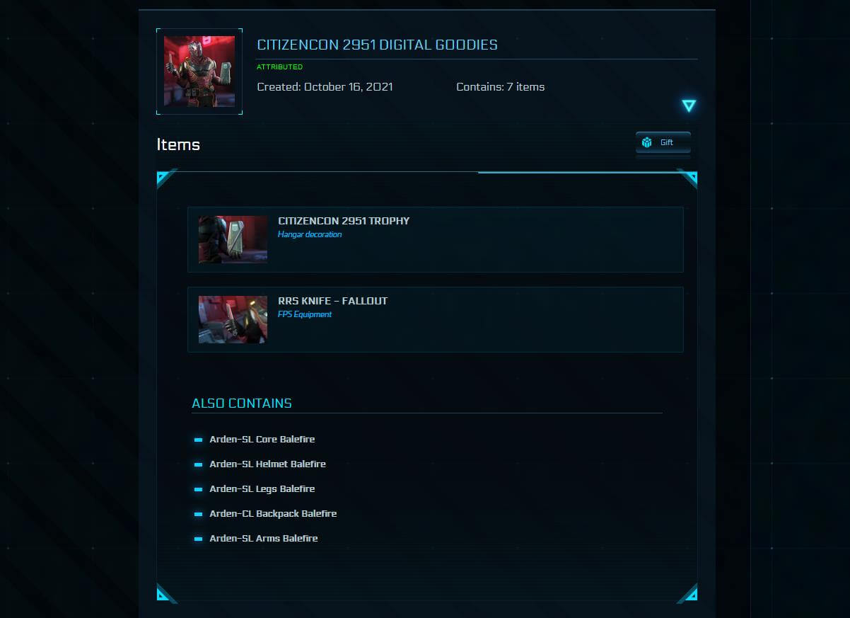 CitizenCon 2951 Digital Goodies