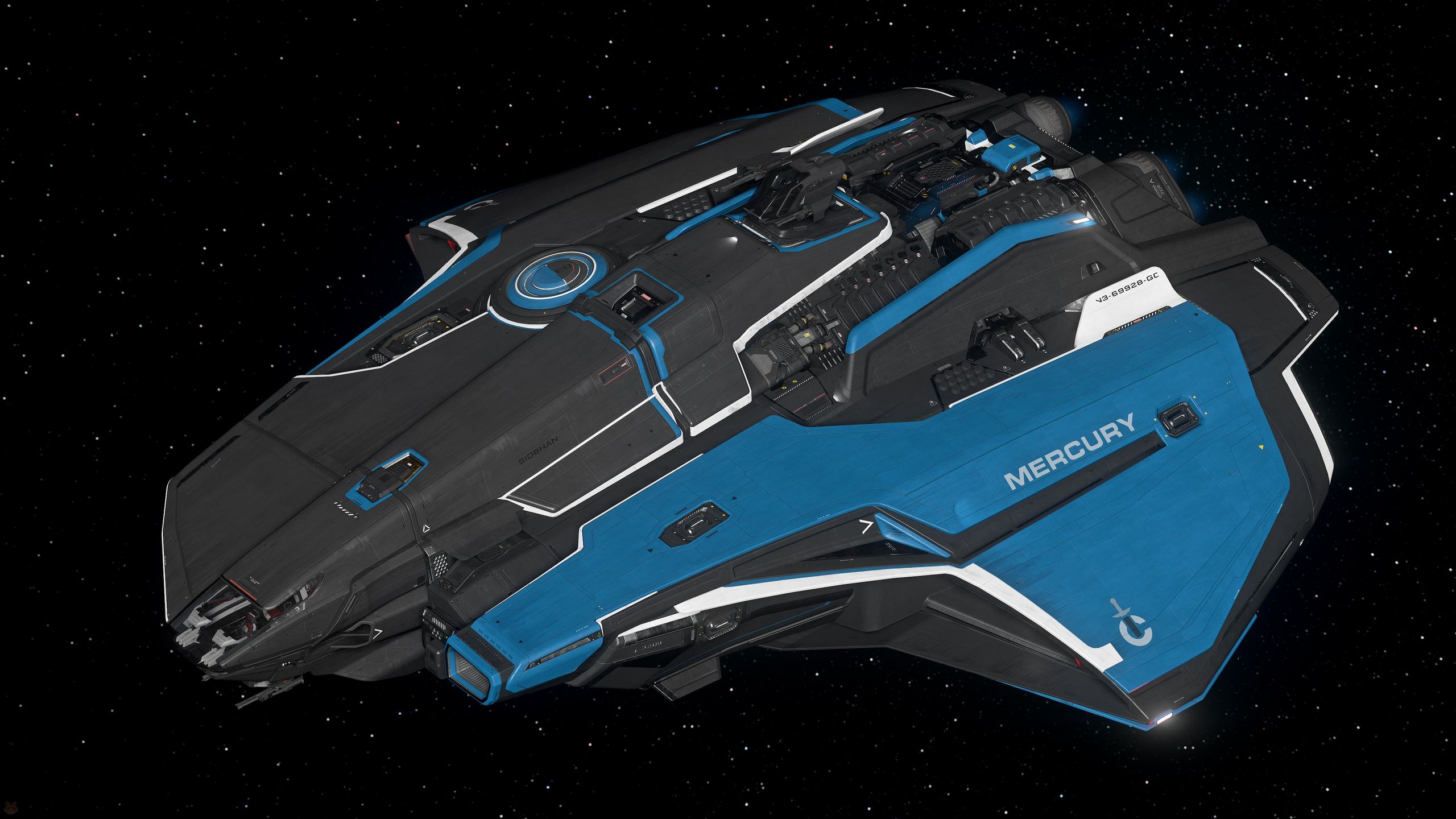 [Fast Ship Delivery] Mercury Starrunner Blackguard – Lti Lebenslange Versicherung