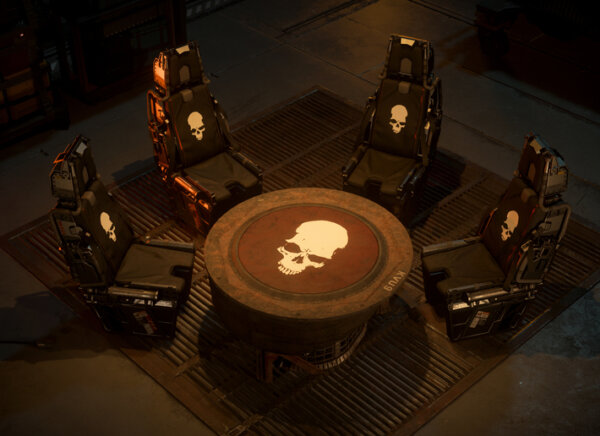 Salvaged Skull Clandestine Meeting Set