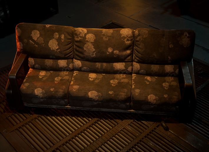 Salvaged Skull Couch