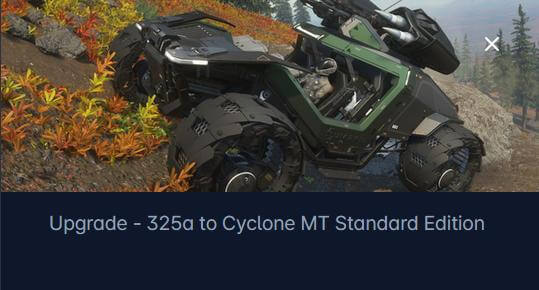 Origin 325a to Tumbril Cyclone MT Upgrade CCU