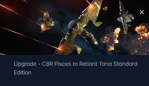 Anvil C8R Pisces to MISC Reliant Tana Upgrade CCU