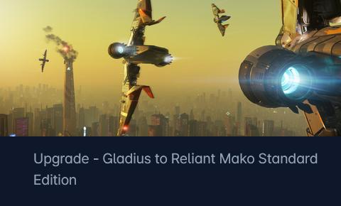 Aegis Gladius to MISC Reliant Mako Upgrade CCU