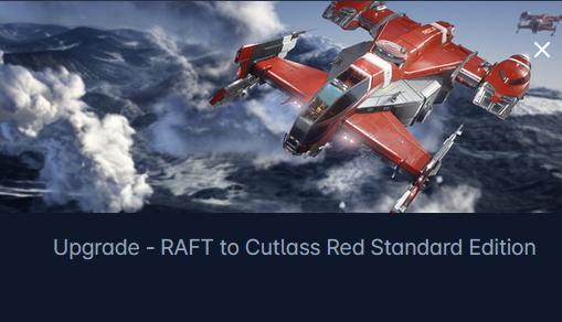 Argo Raft to Drake Cutlass Red Upgrade CCU