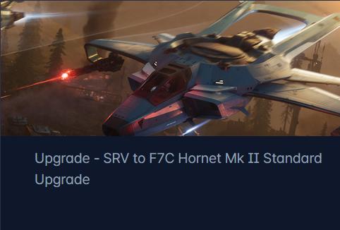 Argo SRV to F7C Hornet MK 2 Upgrade CCU