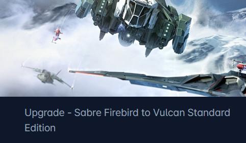 Aegis Firebird to Aegis Vulcan Upgrade CCU