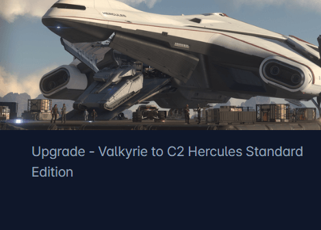 Anvil Valkyrie to Crusader C2 Hercules Upgrade CCU