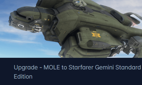 Argo Mole to MISC Starfarer Gemini Upgrade CCU