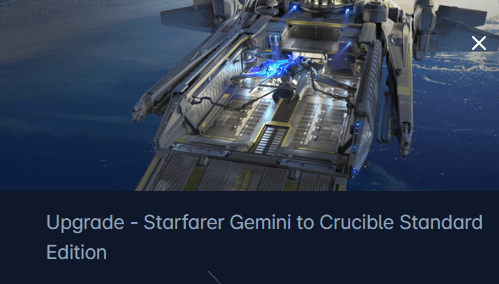 MISC Starfarer Gemini to Anvil Crucible Upgrade CCU