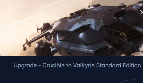 Anvil Crucible to Anvil Valkyrie Upgrade CCU