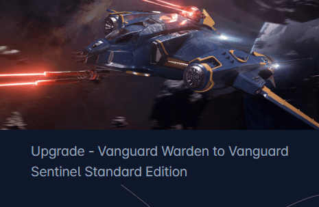 Aegis Vanguard Warden to Aegis Vanguard Sentinel Upgrade CCU