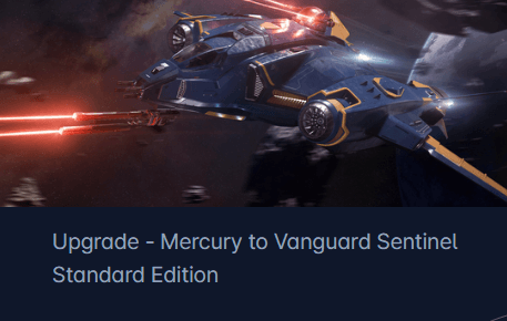 Crusader Mercury Star Runner to Aegis Vanguard Sentinel Upgrade CCU