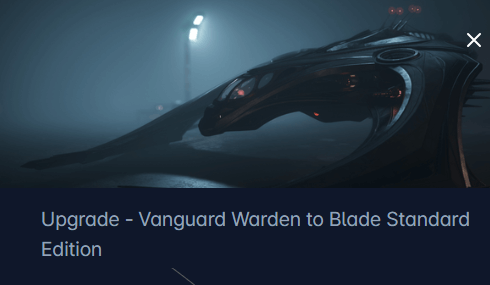 Aegis Vanguard Warden to Esperia Blade Upgrade CCU