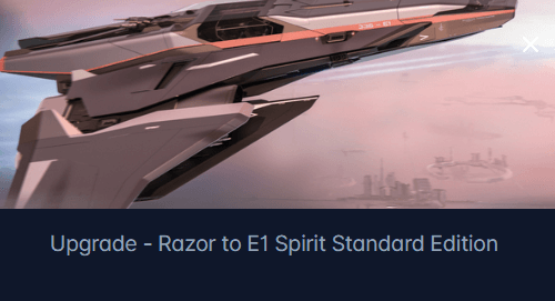 MISC Razor to Crusader E1 Spirit Upgrade CCU