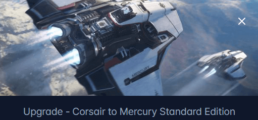 Drake Corsair to Mercury Star Runner Upgrade CCU