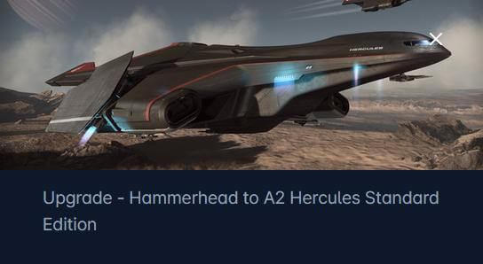 Aegis Hammerhead to Crusader A2 Hercules Upgrade CCU