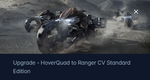 HoverQuad to Tumbril Ranger CV Upgrade CCU