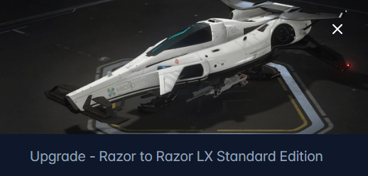 Mirai Razor to Mirai Razor LX Upgrade CCU