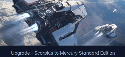 RSI Scorpius to Mercury Star Runner Upgrade CCU