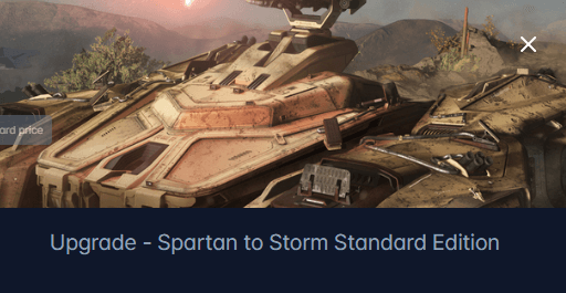 Anvil Spartan to Tumbril Storm Upgrade CCU
