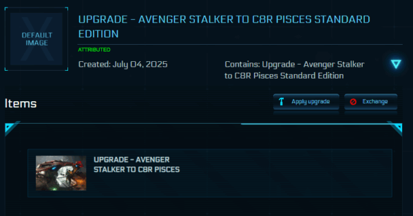 Aegis Avenger Stalker To Anvil C8R Pisces Upgrade Ccu