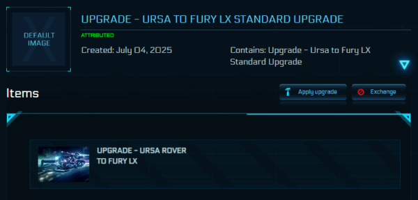Rsi Ursa Rover To Mirai Furry Lx Upgrade Ccu