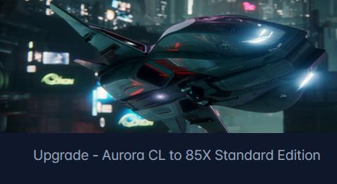 RSI Aurora CL to Origin 85X Upgrade CCU
