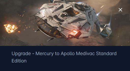 Crusader Mercury Star Runner to RSI Apollo Medivac Upgrade CCU