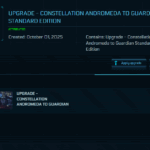  RSI Constellation Andromeda to Mirai Guardian Upgrade CCU