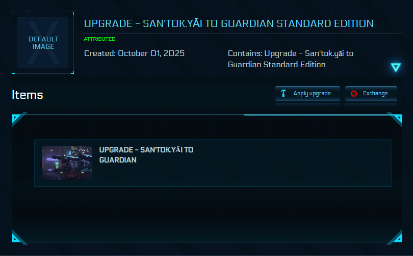 Aopoa San’tok.yāi to Mirai Guardian Upgrade CCU
