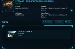 Old Warbond Ccu Orion-&Gt;Perseus