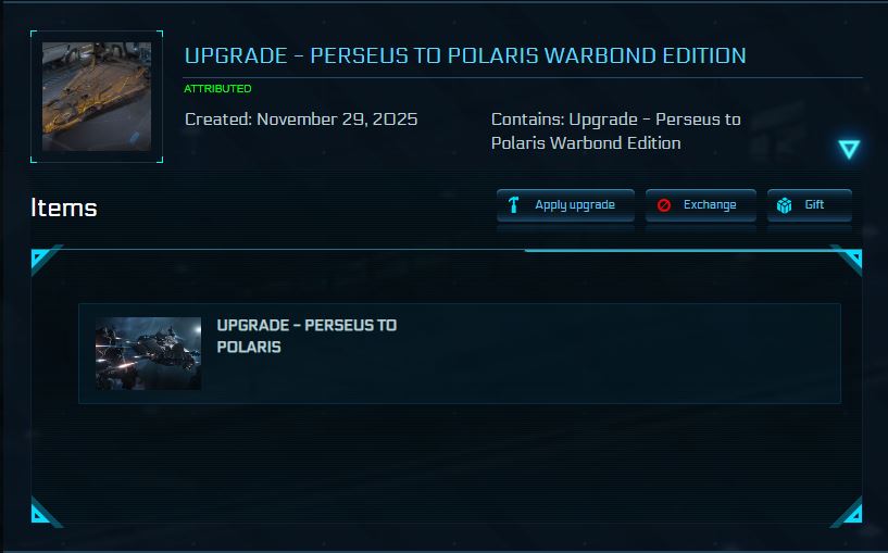Perseus to Polaris Warbond Edition IAE 2025