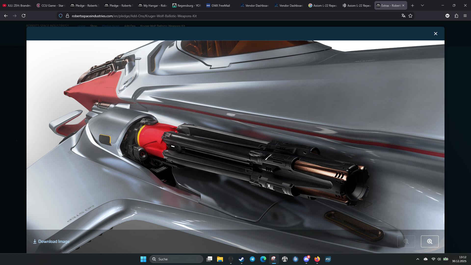 Add-Ons – Kruger Wolf – Ballistic Weapons Kit L-21 Gatling Gun