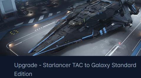 MISC Starlancer TAC to RSI Galaxy Upgrade CCU