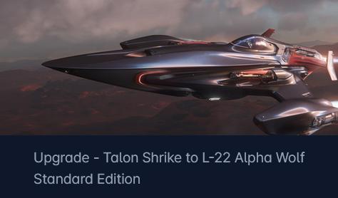 Esperia Talon Shrike to Kruger L-22 Alpha Wolf Upgrade CCU