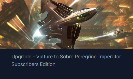 Drake Vulture to Aegis Sabre Peregrine Upgrade CCU
