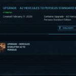 Crusader A2 Hercules to RSI Perseus Upgrade CCU