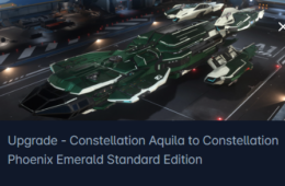 RSI Constellation Aquila to RSI Constellation Phoenix Emerald Upgrade CCU