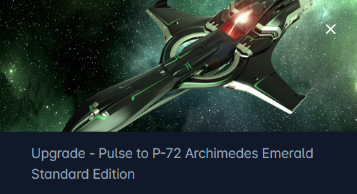 Mirai Puls to Kruger P-72 Archimedes Emerald